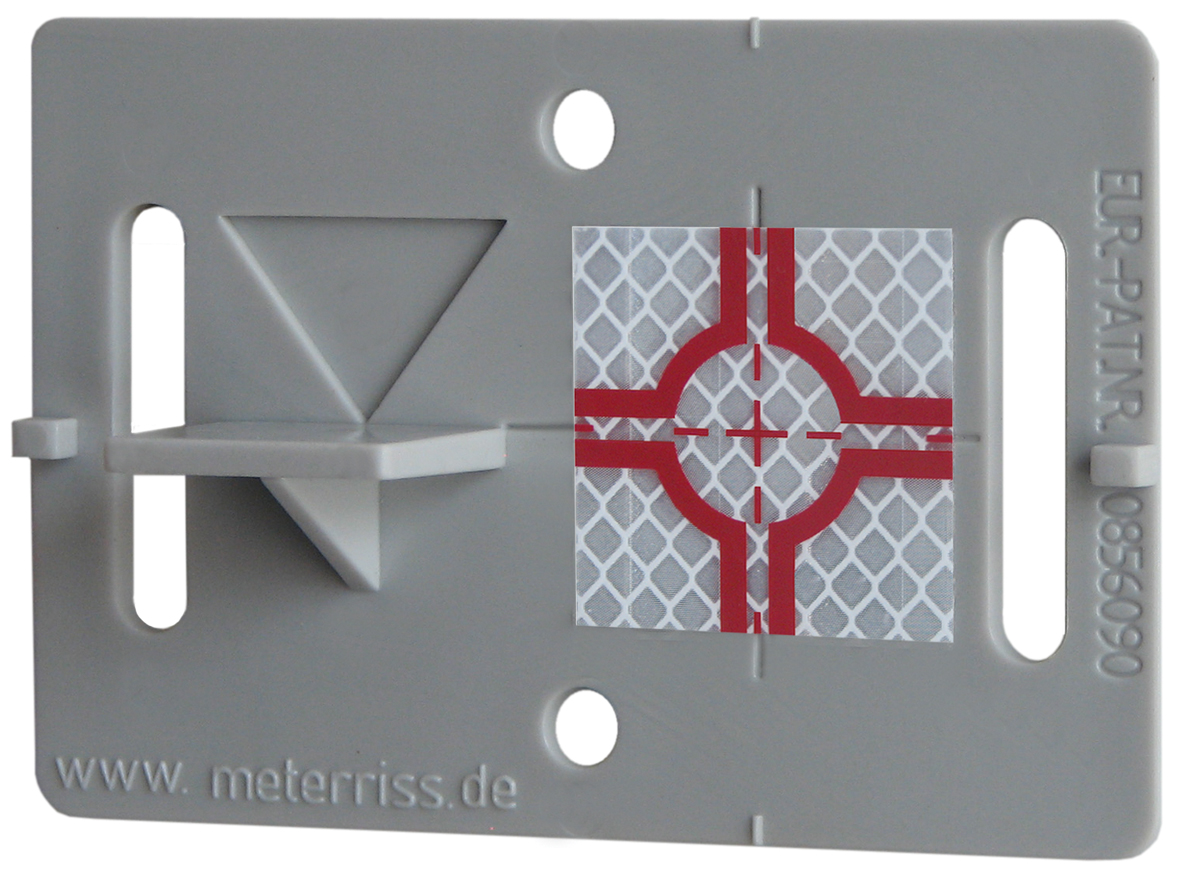 Rothbucher Gray 30 mm Reflective Smart Target Adhesive (10 pack)
