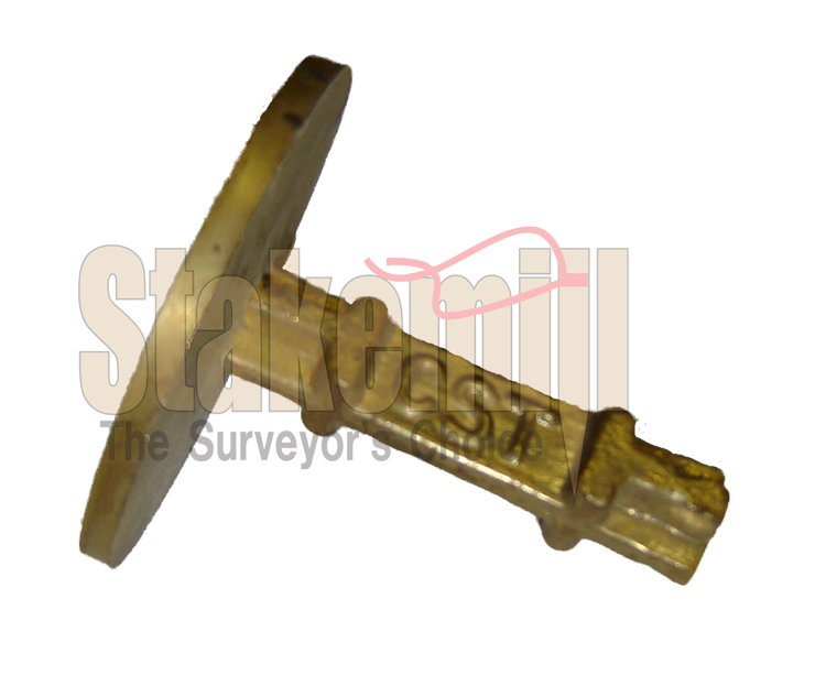 2 Inch Brass Survey Marker Flat Top 19-701