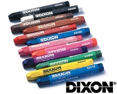 Dixon 52000 Lumber Marking Crayons Red 12-Pack