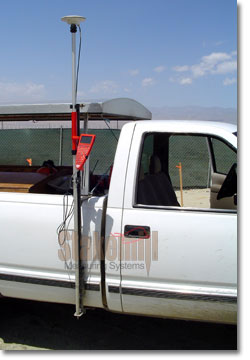 GPS USA Truck Side Mounted Antenna Carry Bracket w/Bottom Tub